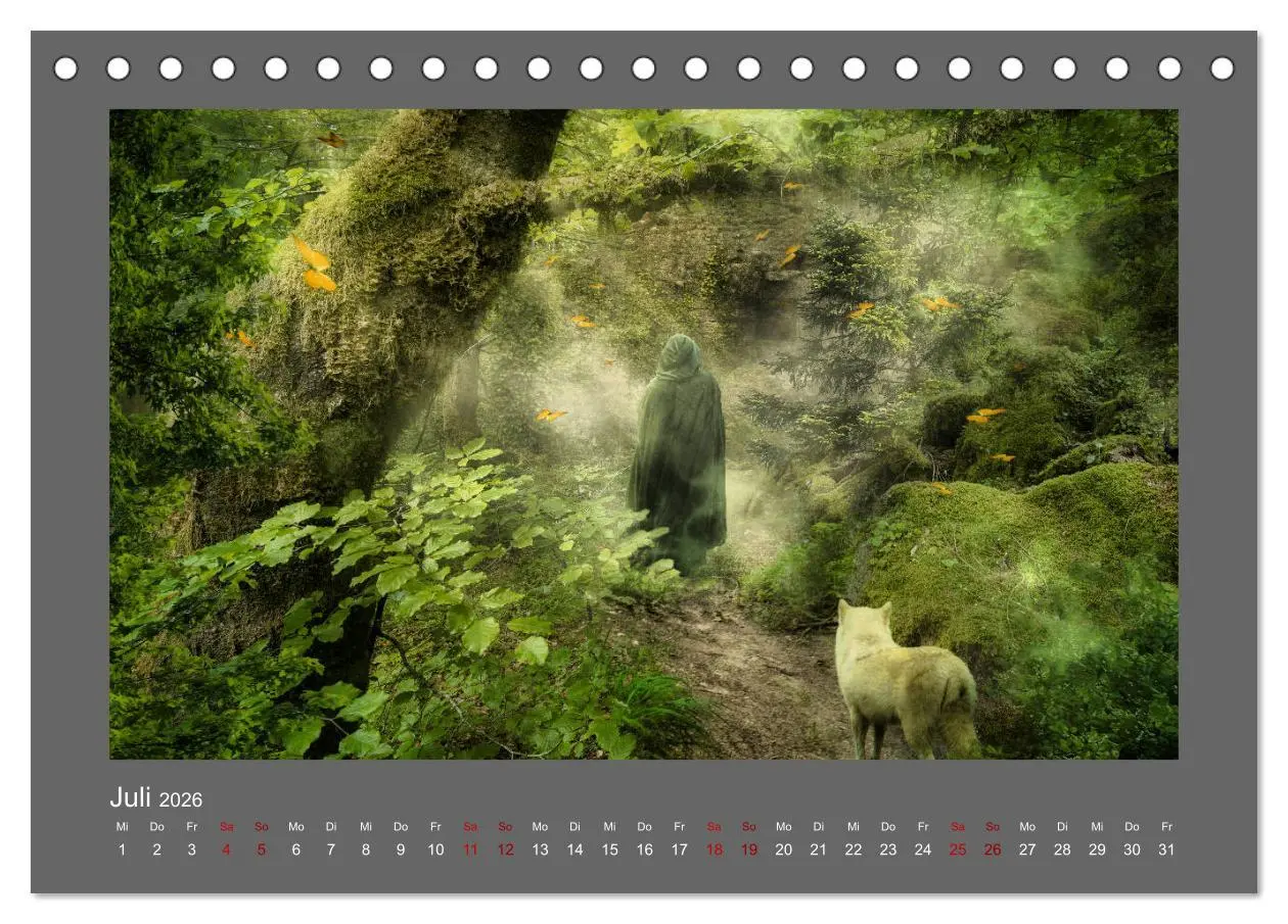 Bild: 9783457720837 | Weg des Zauberers (Tischkalender 2026 DIN A5 quer), CALVENDO...
