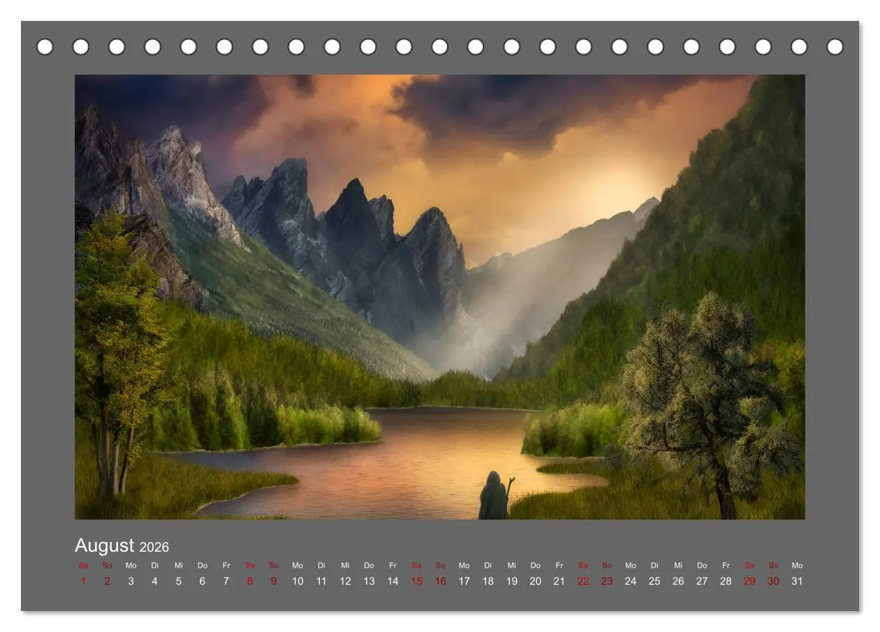 Bild: 9783457720837 | Weg des Zauberers (Tischkalender 2026 DIN A5 quer), CALVENDO...