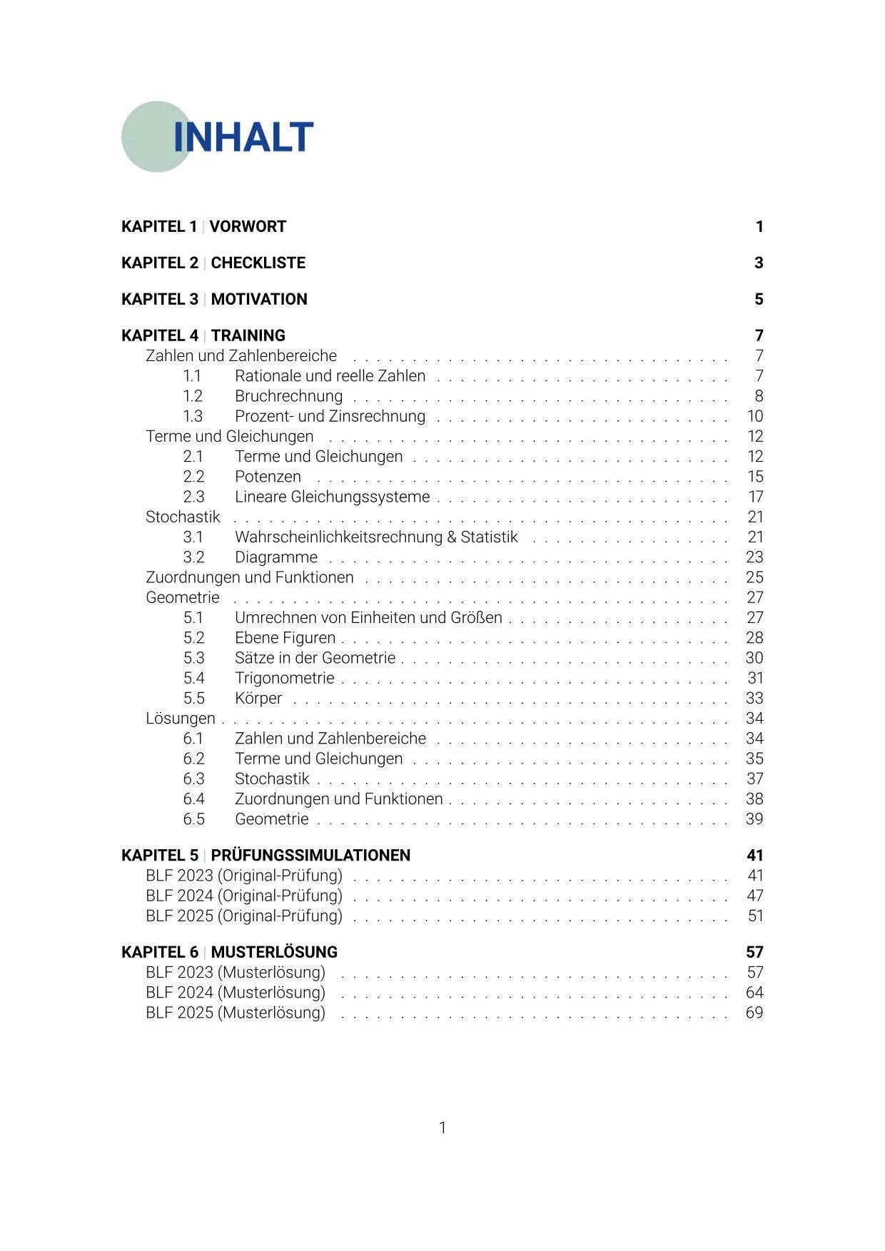 Bild: 9783692040837 | Prüfungsheft &amp; Training - 2026 Mathematik BLF - Sachsen -...