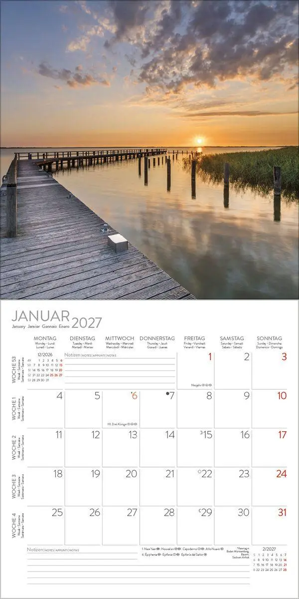 Bild: 9783819300837 | Meerblicke - Nord- und Ostsee 2027 | Verlag Korsch | Kalender | 13 S.