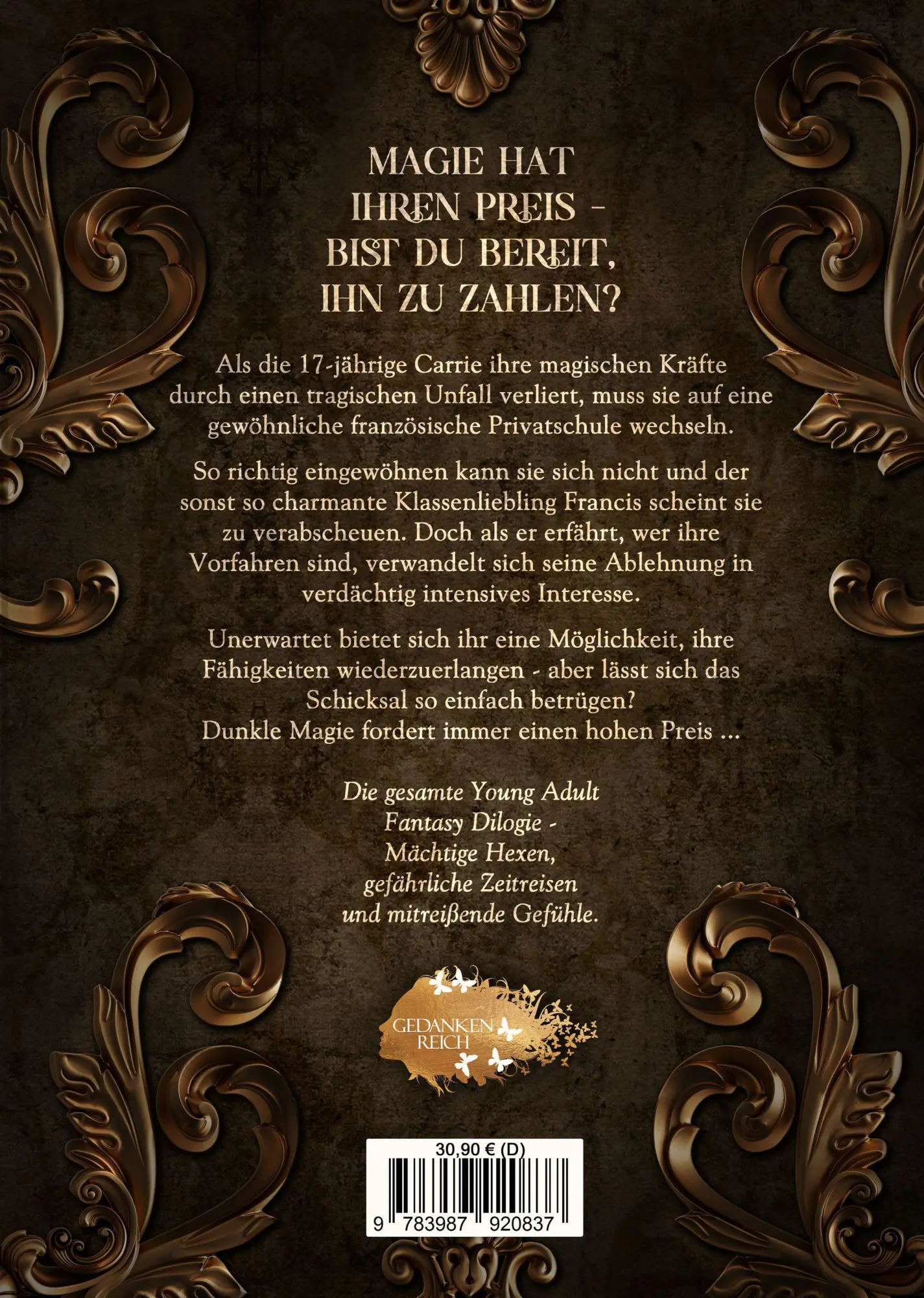 Rückseite: 9783987920837 | Da Vinci's Curse | Spannung, Magie &amp; Romantik Young Adult Fantasy
