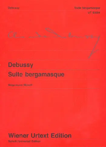 Cover: 9790500570837 | Suite Bergamasque | Claude Debussy | Wiener Urtext Edition | Buch