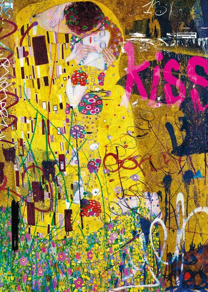 Bild: 4001689300937 | The Kiss of Lovers | 1000 Teile | Spiel | Art Lab Puzzlereihe Heye