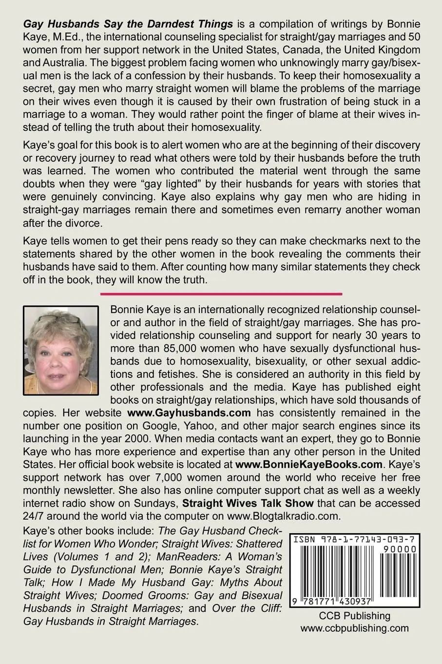 Rückseite: 9781771430937 | Gay Husbands Say the Darndest Things | Bonnie Kaye | Taschenbuch