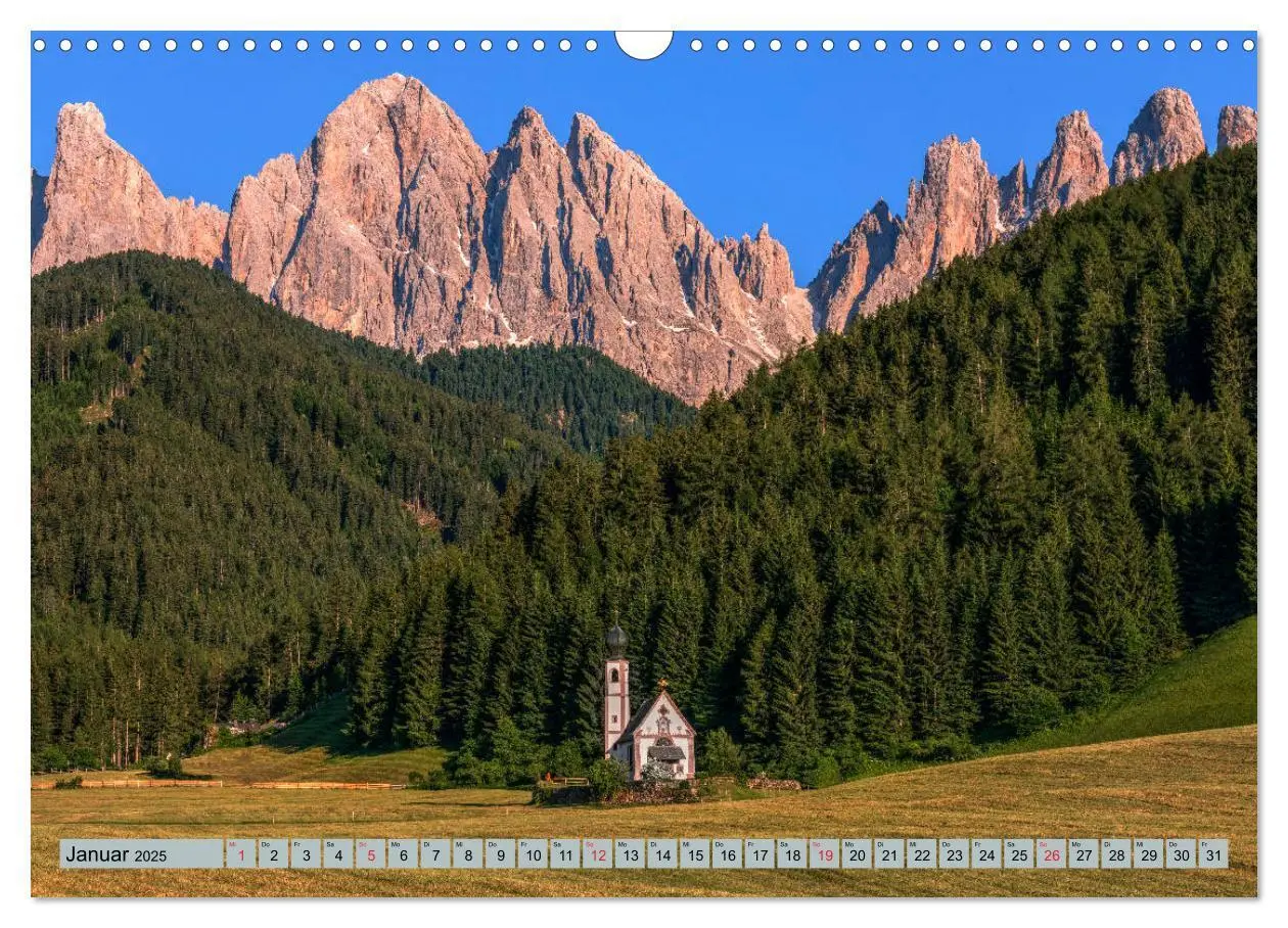 Bild: 9783435310937 | Dolomiten, Alpenparadies im Norden Italiens (Wandkalender 2025 DIN...