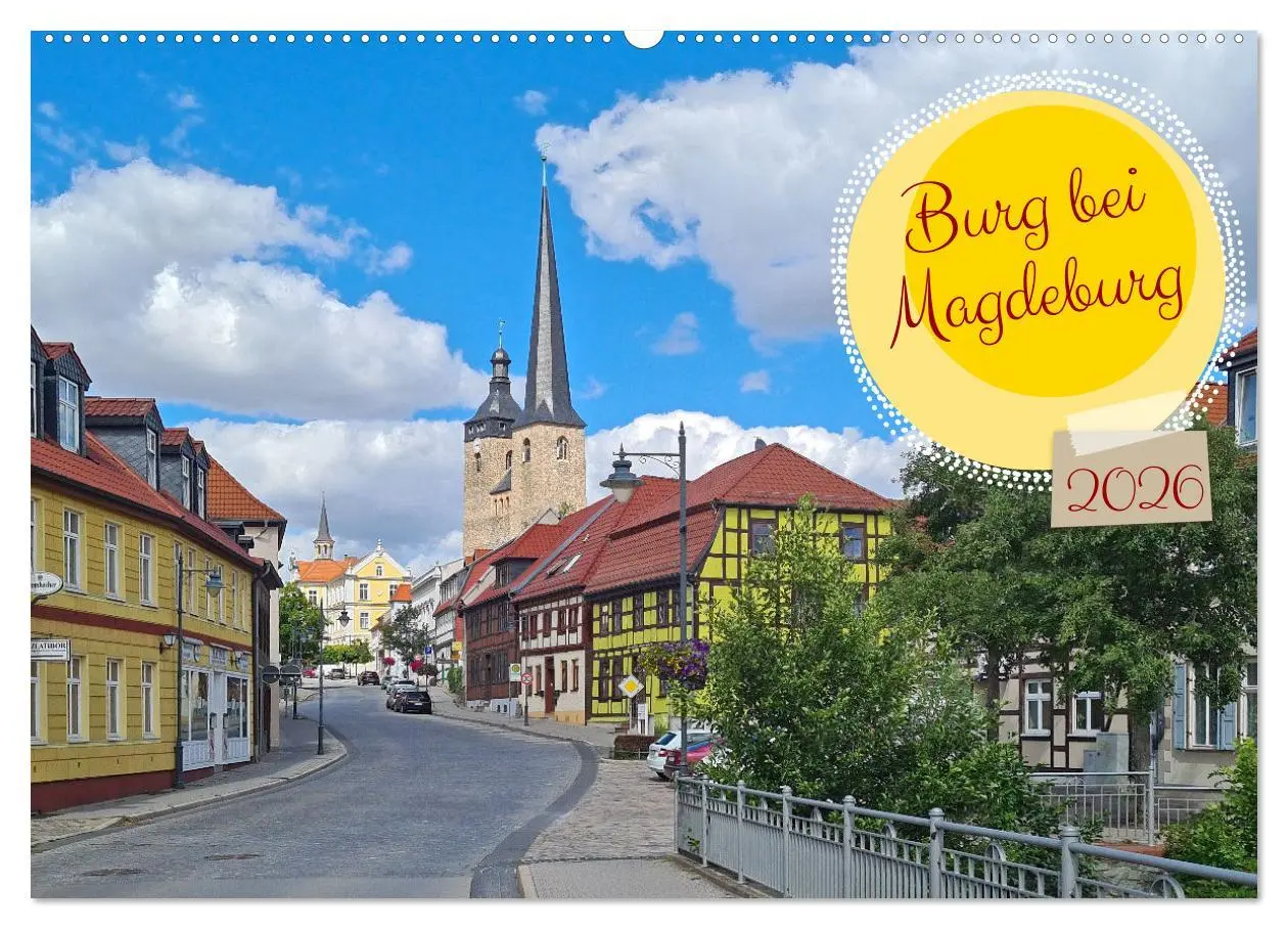 Cover: 9783457570937 | Burg bei Magdeburg (Wandkalender 2026 DIN A2 quer), CALVENDO...