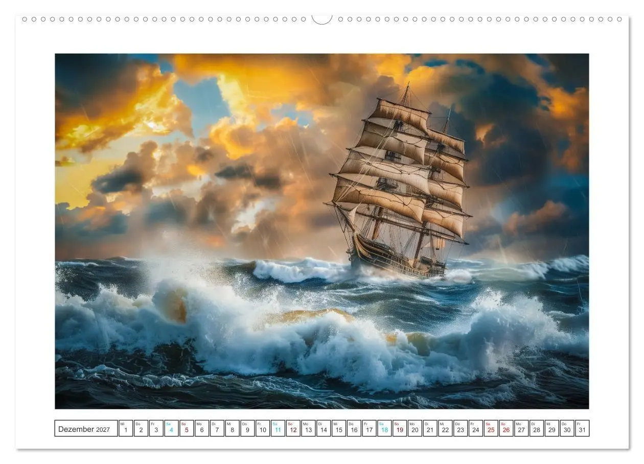 Bild: 9783569130937 | Wind und Wogen (hochwertiger Premium Wandkalender 2027 DIN A2...