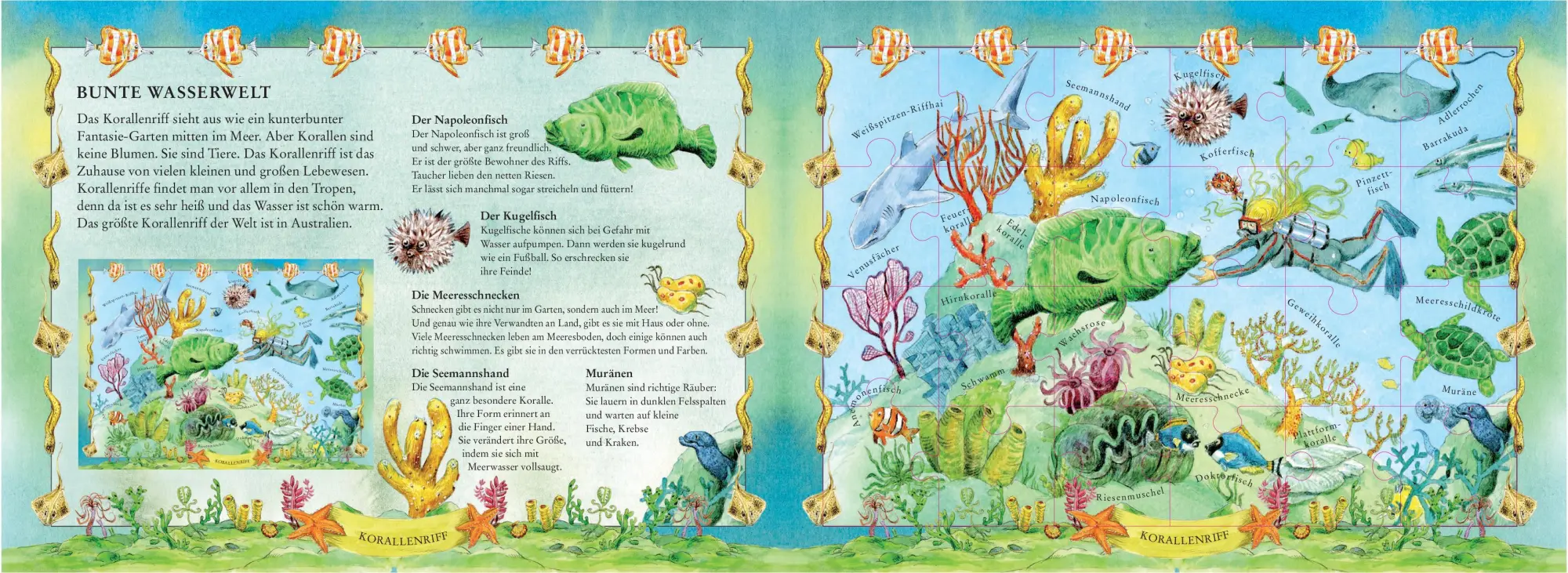 Bild: 9783849920937 | Mein Puzzlebuch Meereswelt | Oliver Bieber | Buch | 10 S. | Deutsch