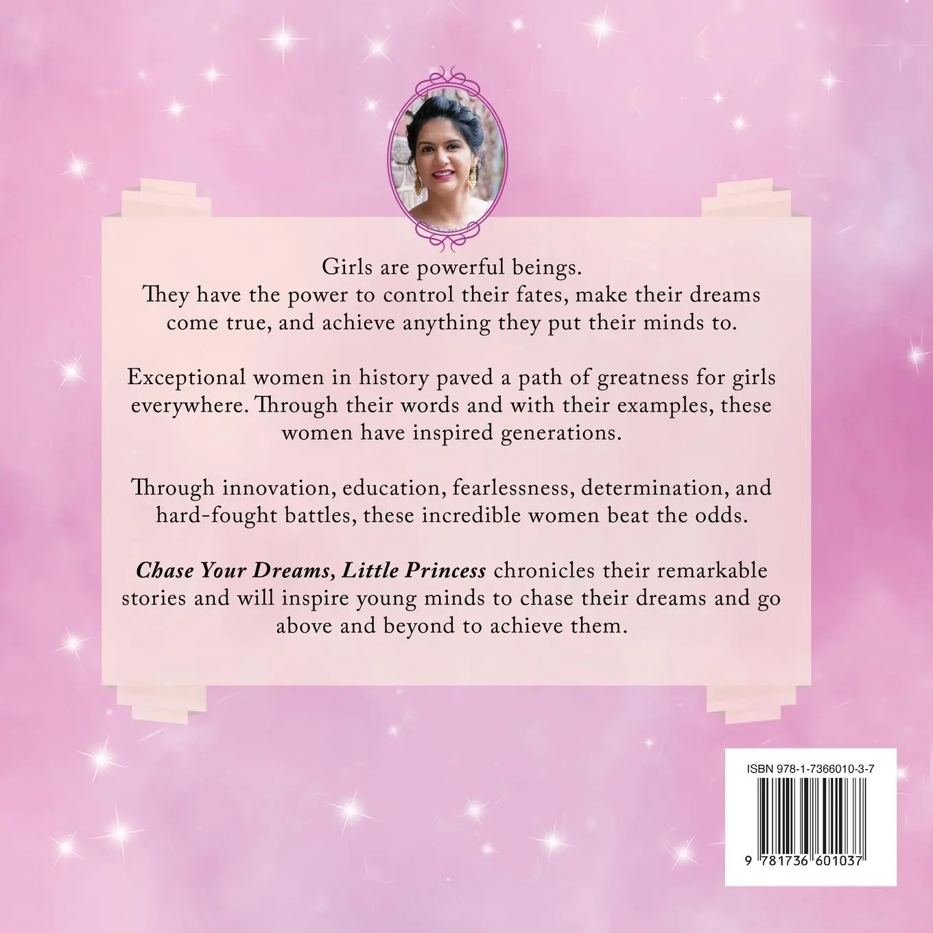 Rückseite: 9781736601037 | Chase Your Dreams Little Princess | Aastha Miranpuri | Taschenbuch