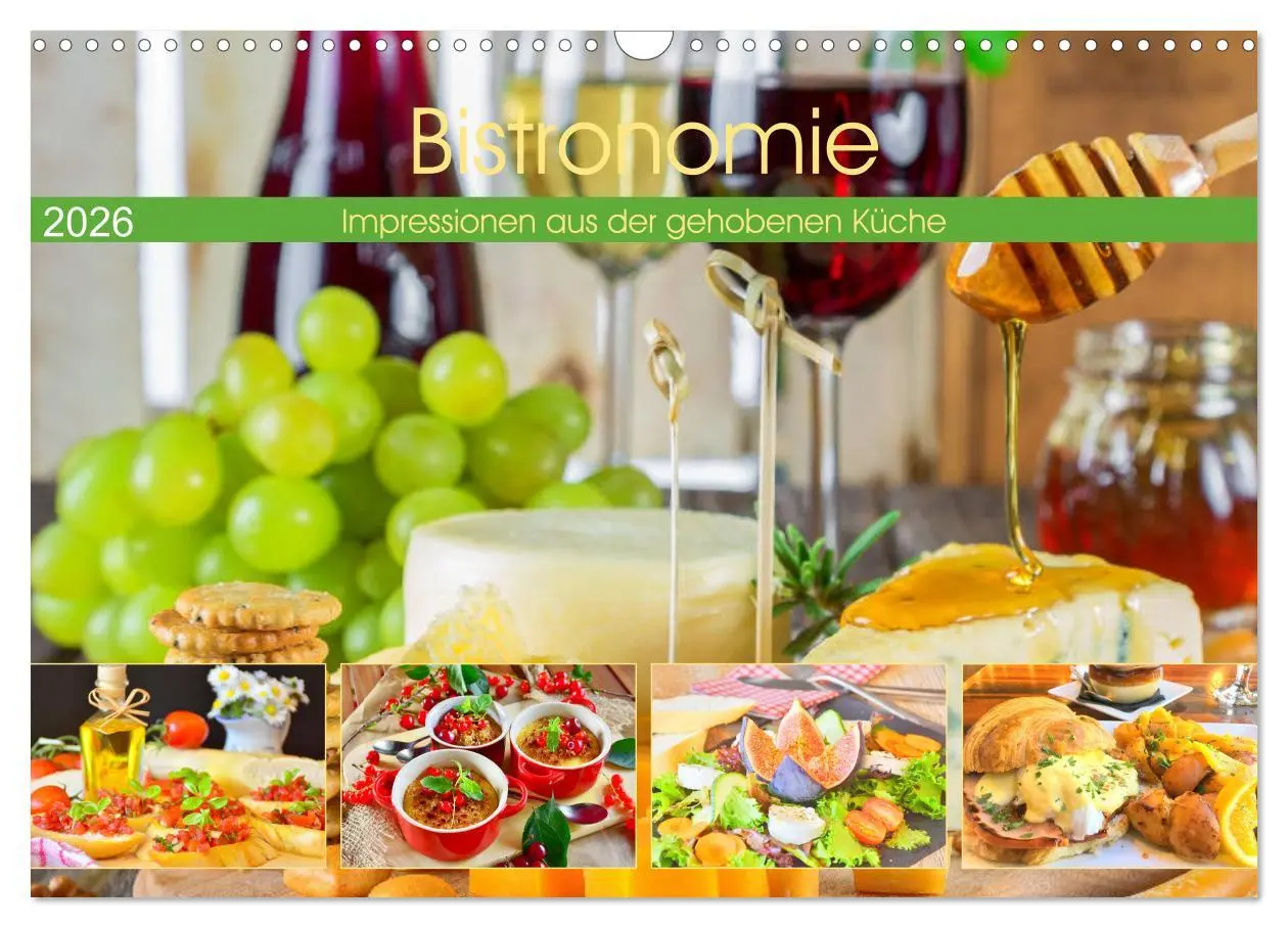 Cover: 9783457771037 | Bistronomie. Impressionen aus der gehobenen Küche (Wandkalender...