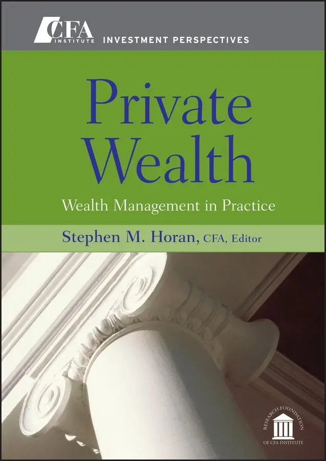 Cover: 9780470381137 | Private Wealth | Wealth Management in Practice | Stephen M Horan