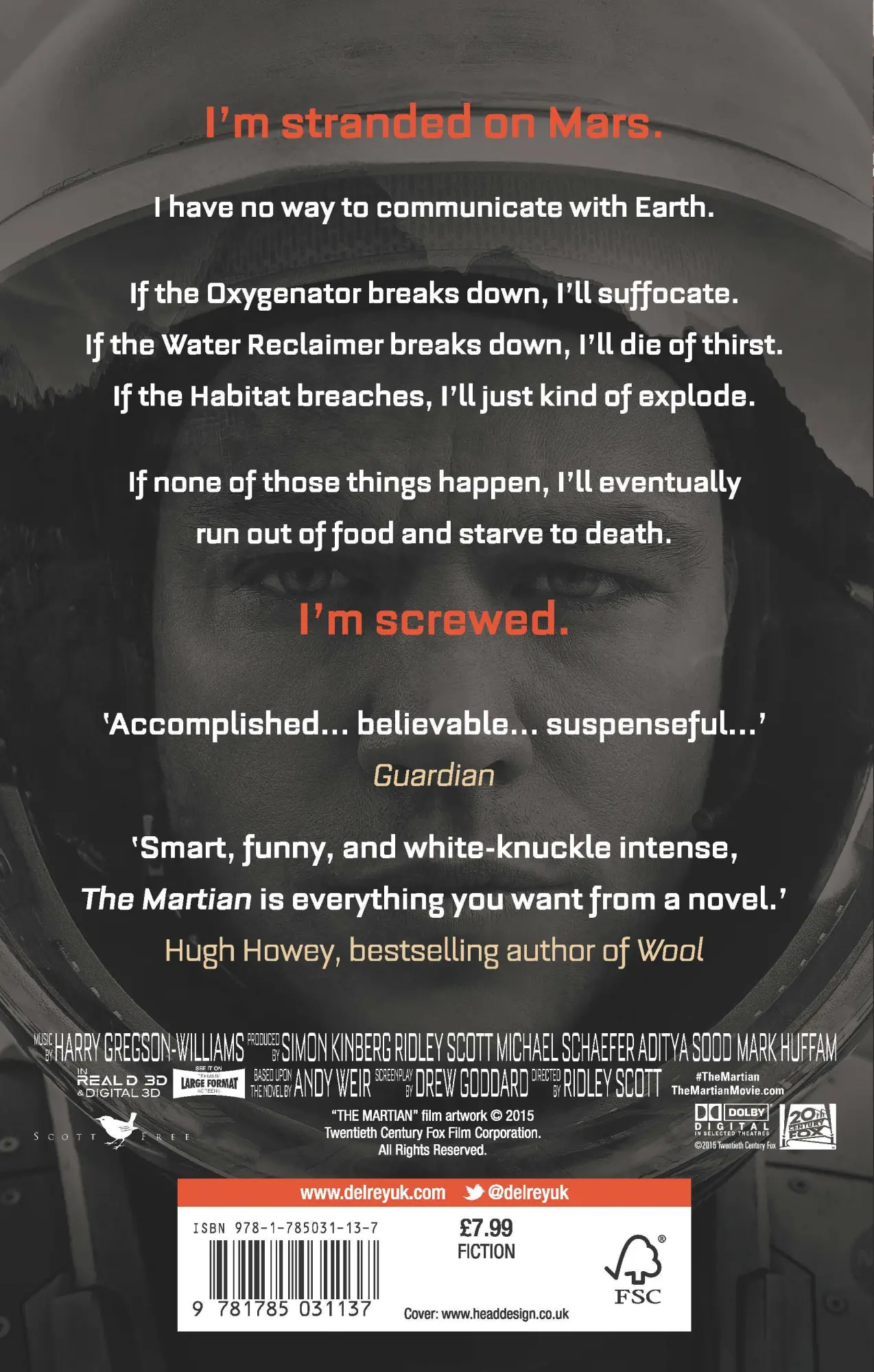 Rückseite: 9781785031137 | The Martian | Andy Weir | Taschenbuch | 384 S. | Englisch | 2015