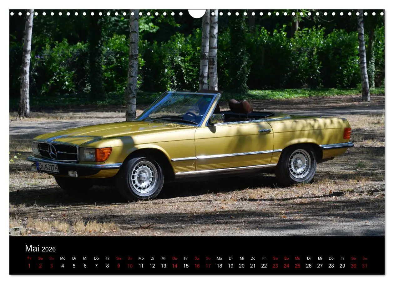 Bild: 9783457901137 | Mercedes SL W107 - zeitlose Eleganz (Wandkalender 2026 DIN A3...