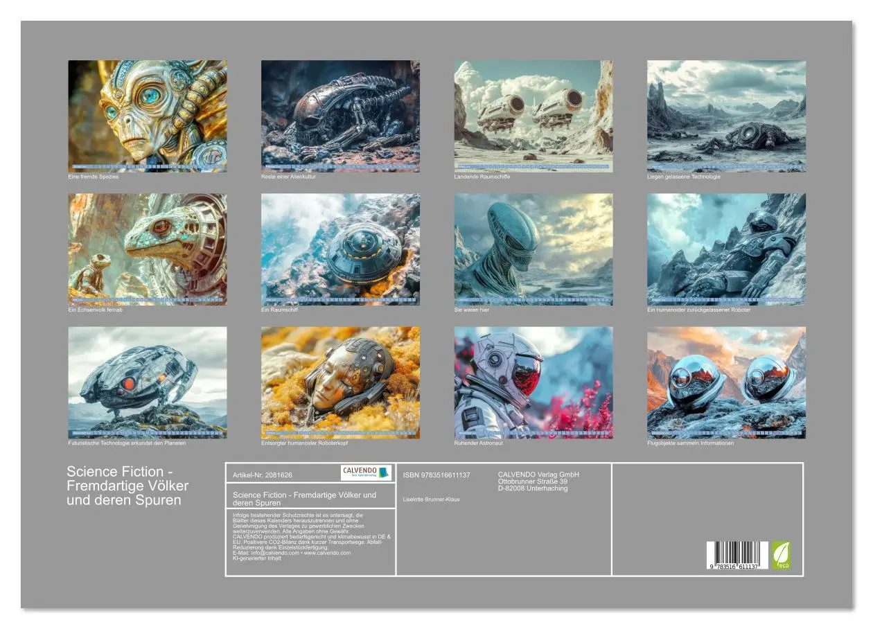 Bild: 9783516611137 | Science Fiction - Fremdartige Völker und deren Spuren (Wandkalender...