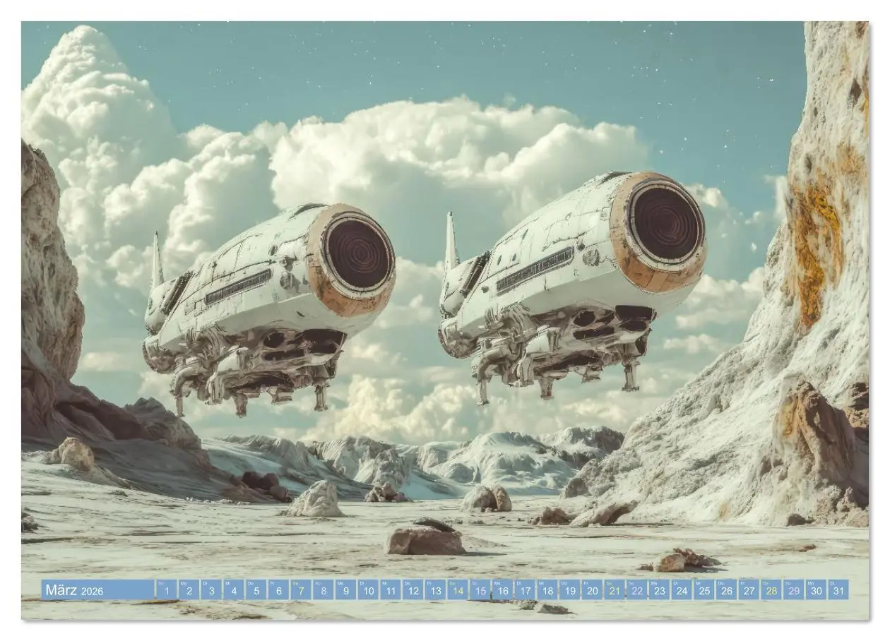 Bild: 9783516611137 | Science Fiction - Fremdartige Völker und deren Spuren (Wandkalender...