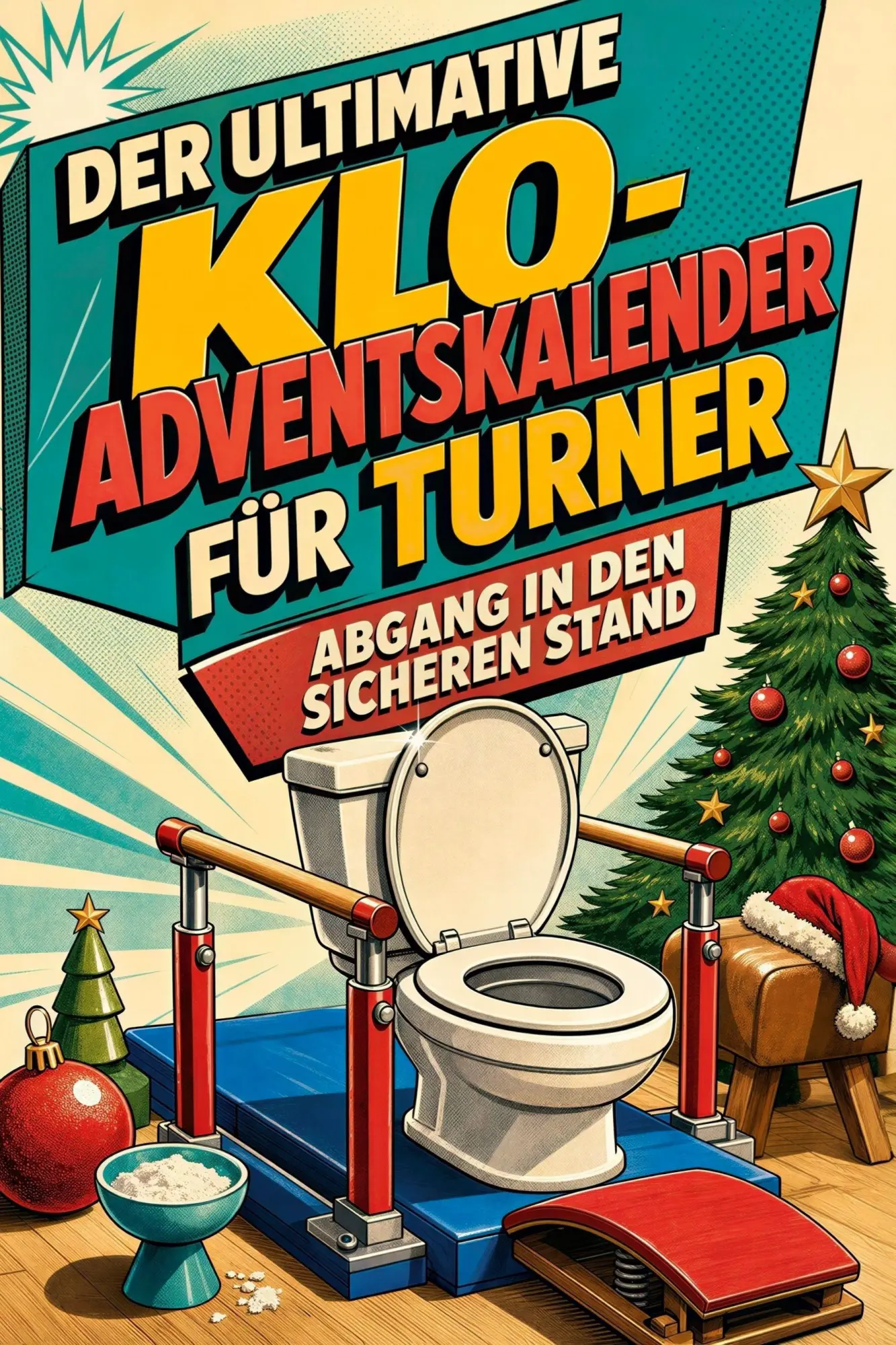 Cover: 9783696111137 | Der ultimative Klo-Adventskalender für Turner | Alexander Friedrich