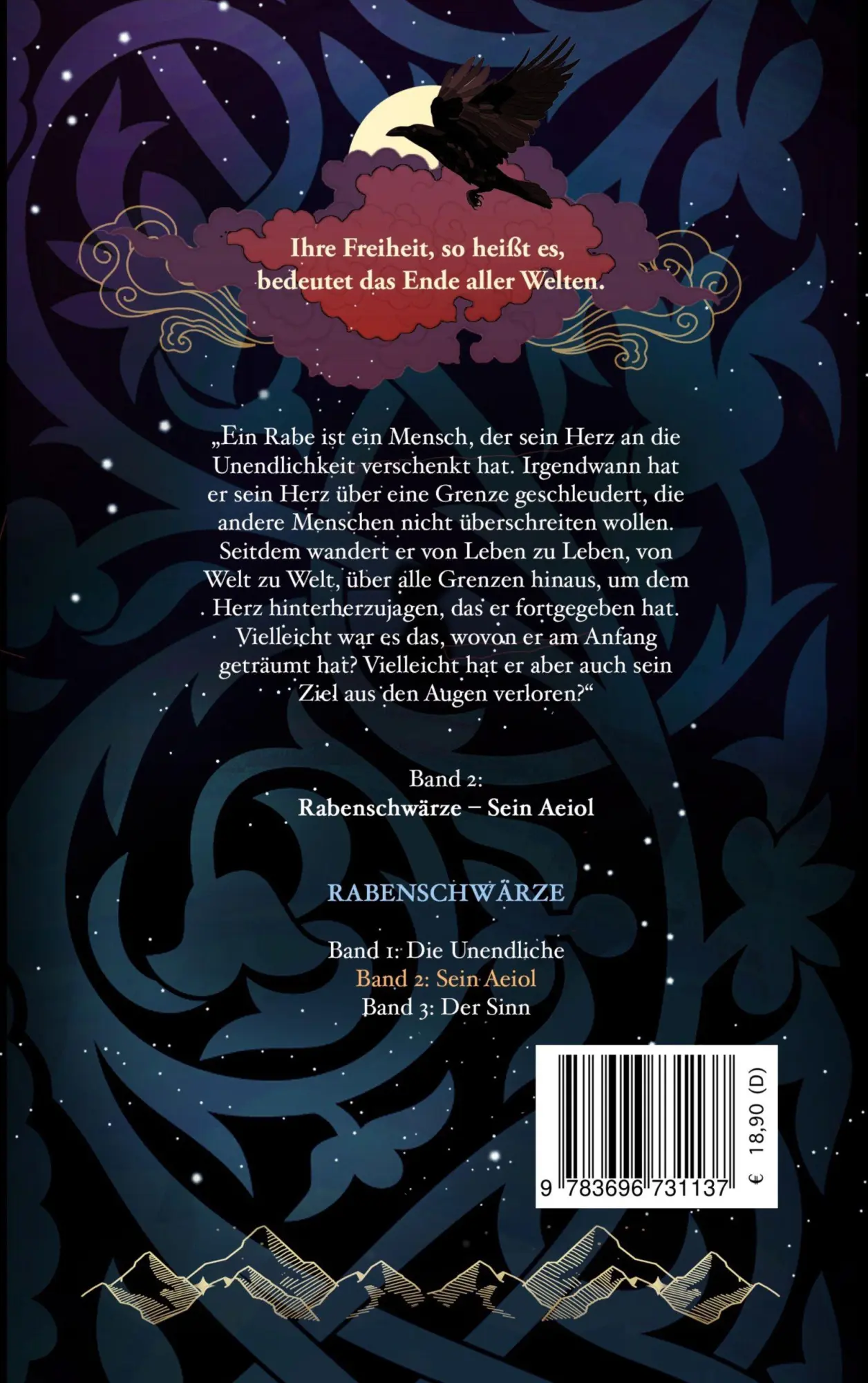 Rückseite: 9783696731137 | Rabenschwärze - Sein Aeiol | Halo Summer | Taschenbuch | Rabenschwärze