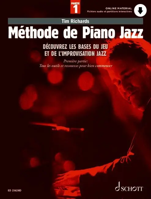 Schott Pop-Styles   Beginning Jazz Piano - Tim Richards Kartoniert (TB)