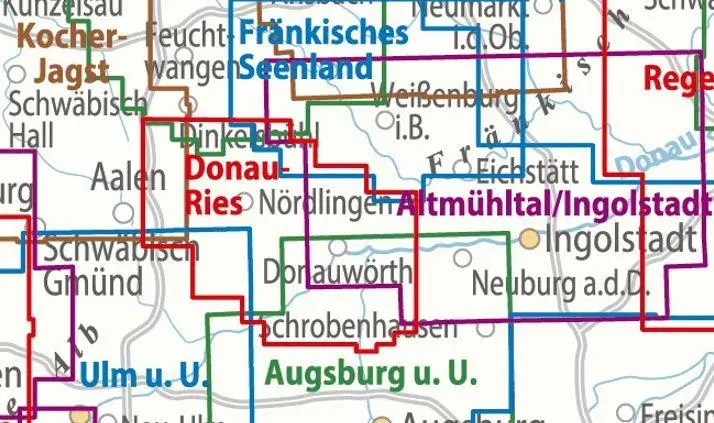 Bild: 9783969901137 | ADFC-Regionalkarte Donau-Ries, 1:50.000, mit...