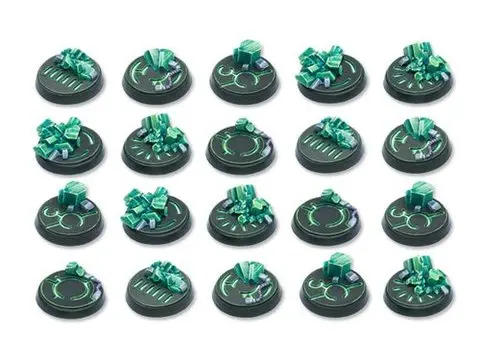 Cover: 704270721237 | Crystal Tech Bases - 25mm DEAL (20) | deutsch | Tabletop-Art