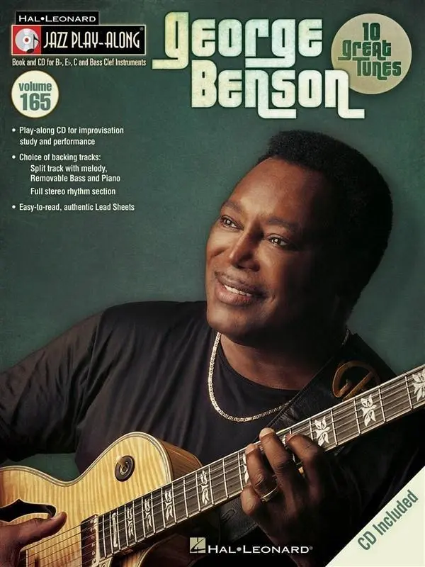 Cover: 9781458491237 | George Benson Jazz Play-Along Volume 165 Book/Online Audio | Benson