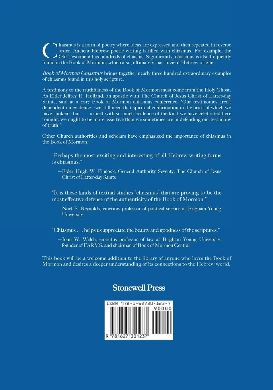 Rückseite: 9781627301237 | Book of Mormon Chiasmus | 292 Extraordinary Examples | Donald W. Parry