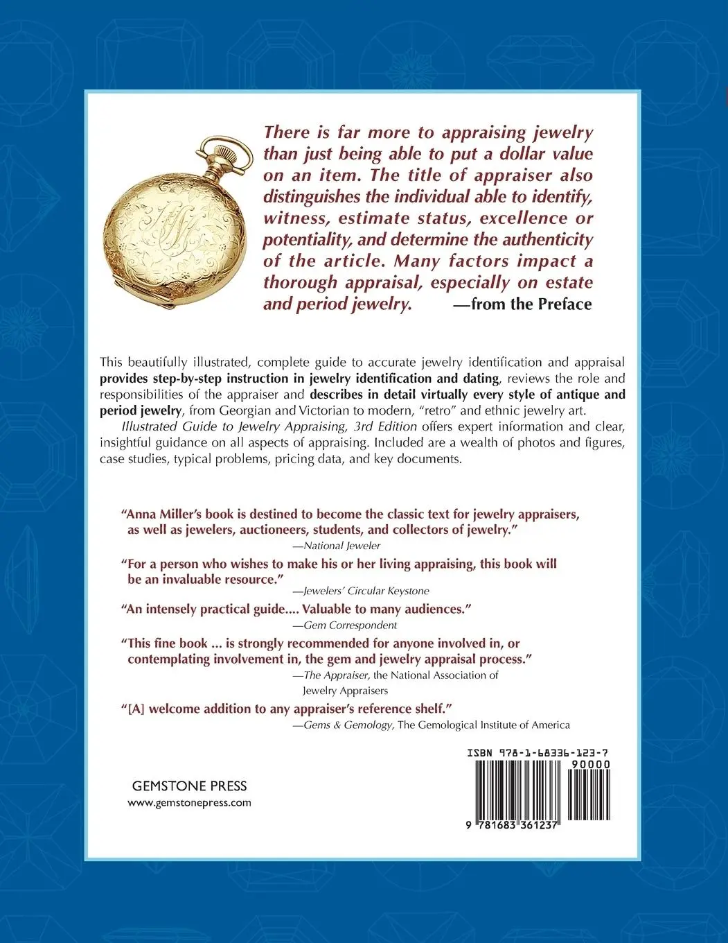 Rückseite: 9781683361237 | Illustrated Guide to Jewelry Appraising (3rd Edition) | Miller | Buch