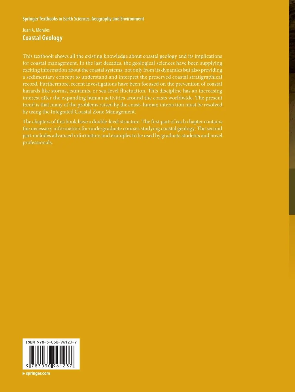 Rückseite: 9783030961237 | Coastal Geology | Juan A. Morales | Taschenbuch | xxiv | Englisch