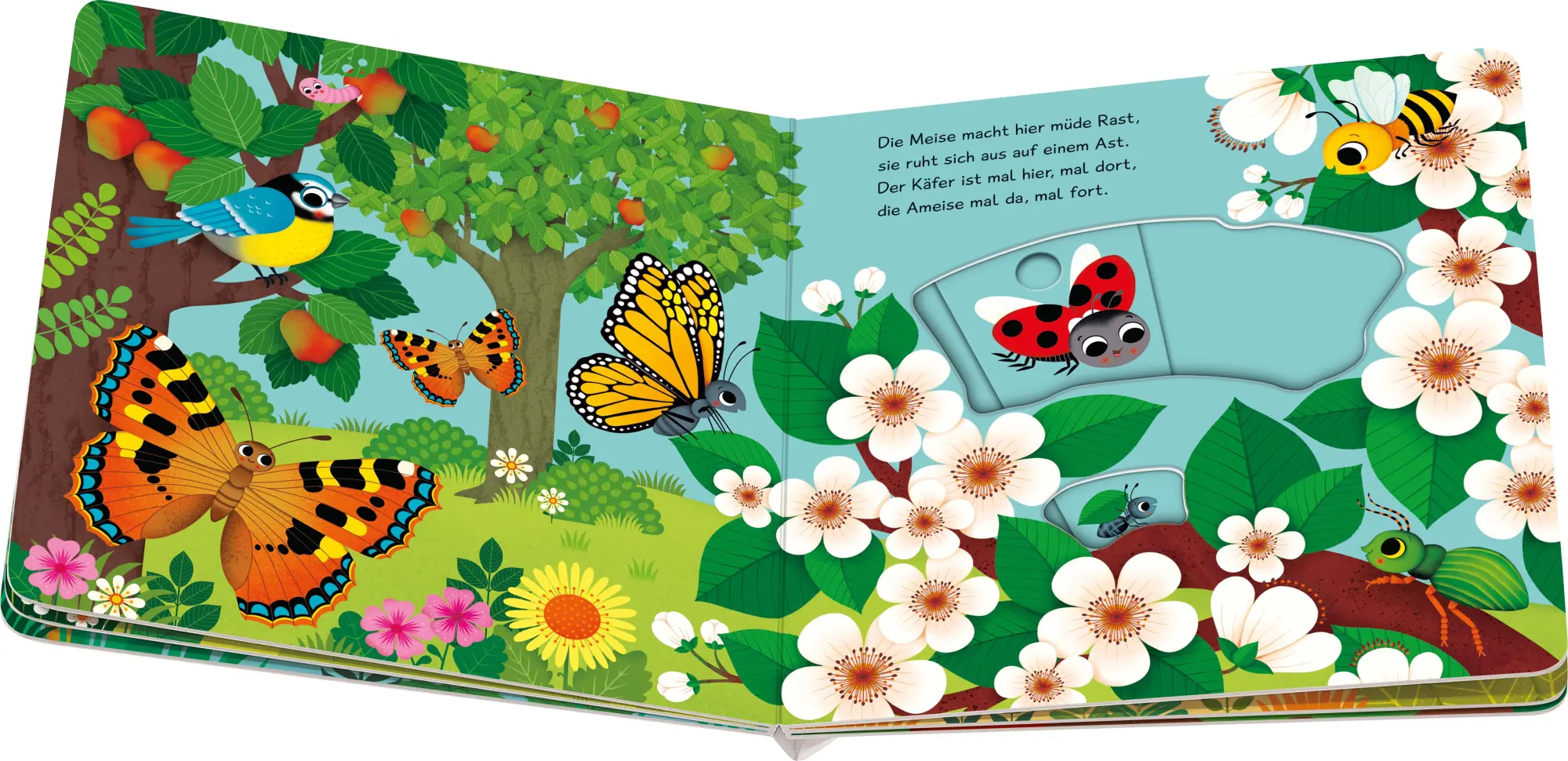 Bild: 9783473421237 | Mein Schiebe-Mitmachbuch - Kleine Tiere | Bernd Penners | Buch | 12 S.