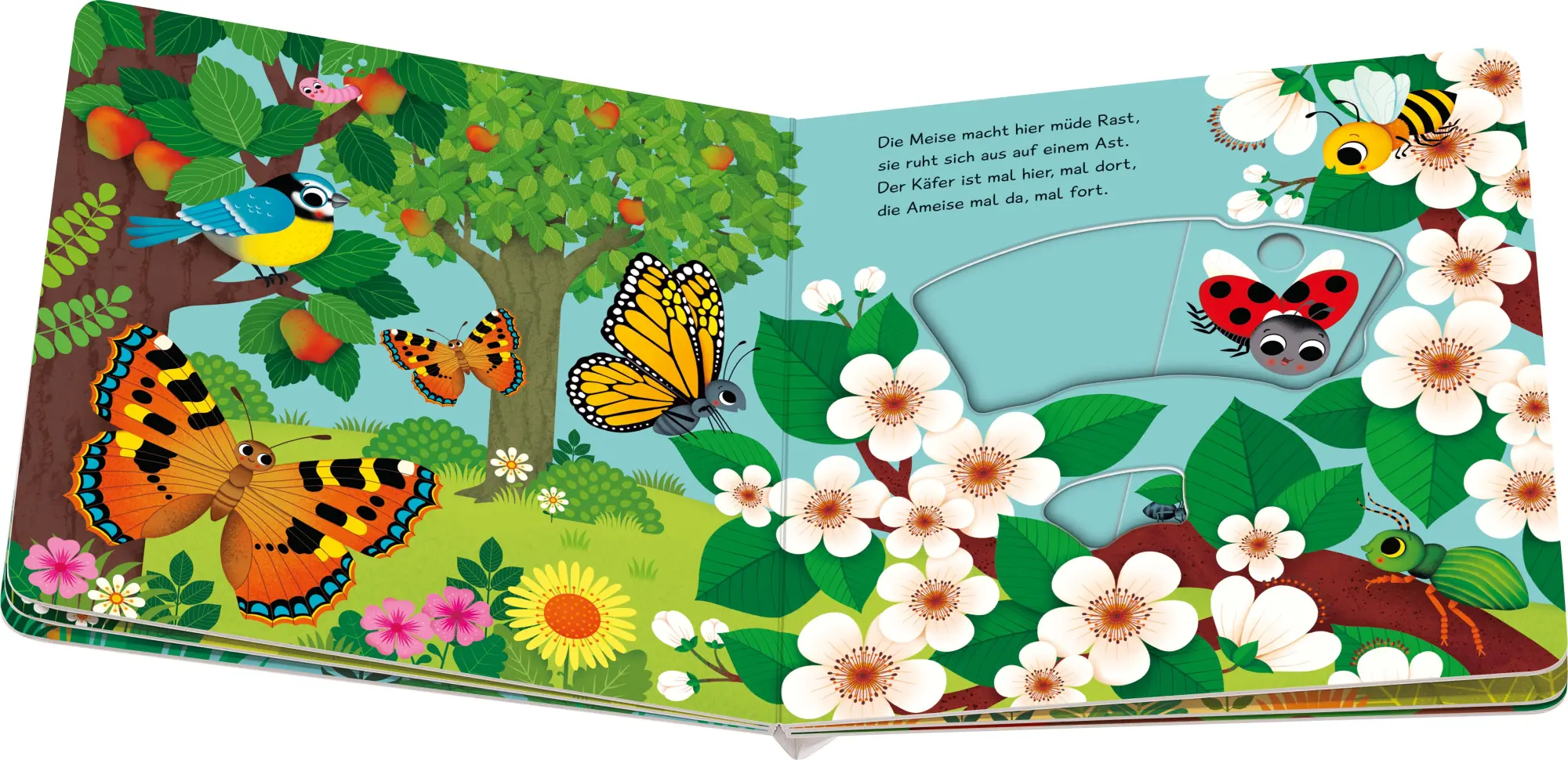 Bild: 9783473421237 | Mein Schiebe-Mitmachbuch - Kleine Tiere | Bernd Penners | Buch | 12 S.