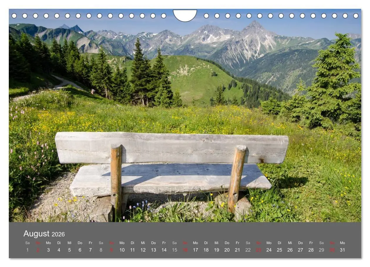 Bild: 9783516221237 | Tannheimer Tal (Wandkalender 2026 DIN A4 quer), CALVENDO...