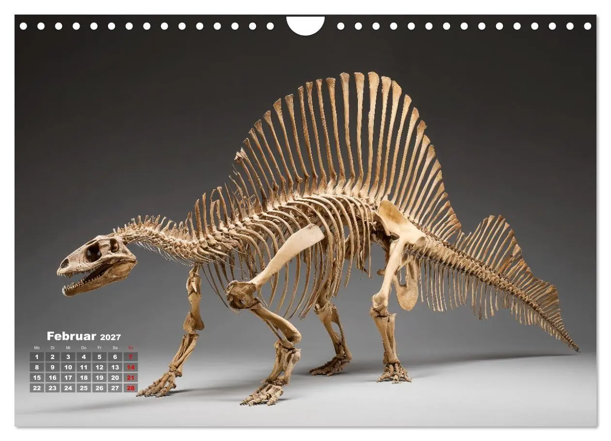 Bild: 9783516911237 | Knochen der Giganten - Dinosaurier im Porträt (Wandkalender 2027...