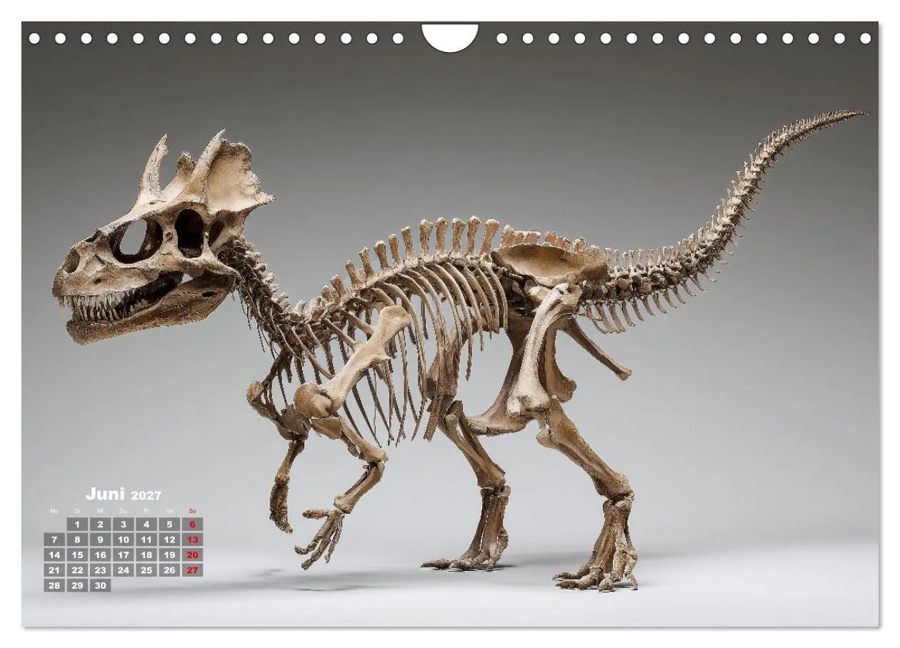 Bild: 9783516911237 | Knochen der Giganten - Dinosaurier im Porträt (Wandkalender 2027...