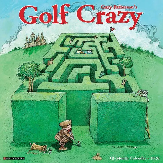 Cover: 9781549251337 | Golf Crazy by Gary Patterson 2026 Wall Calendar | Kalender | Englisch