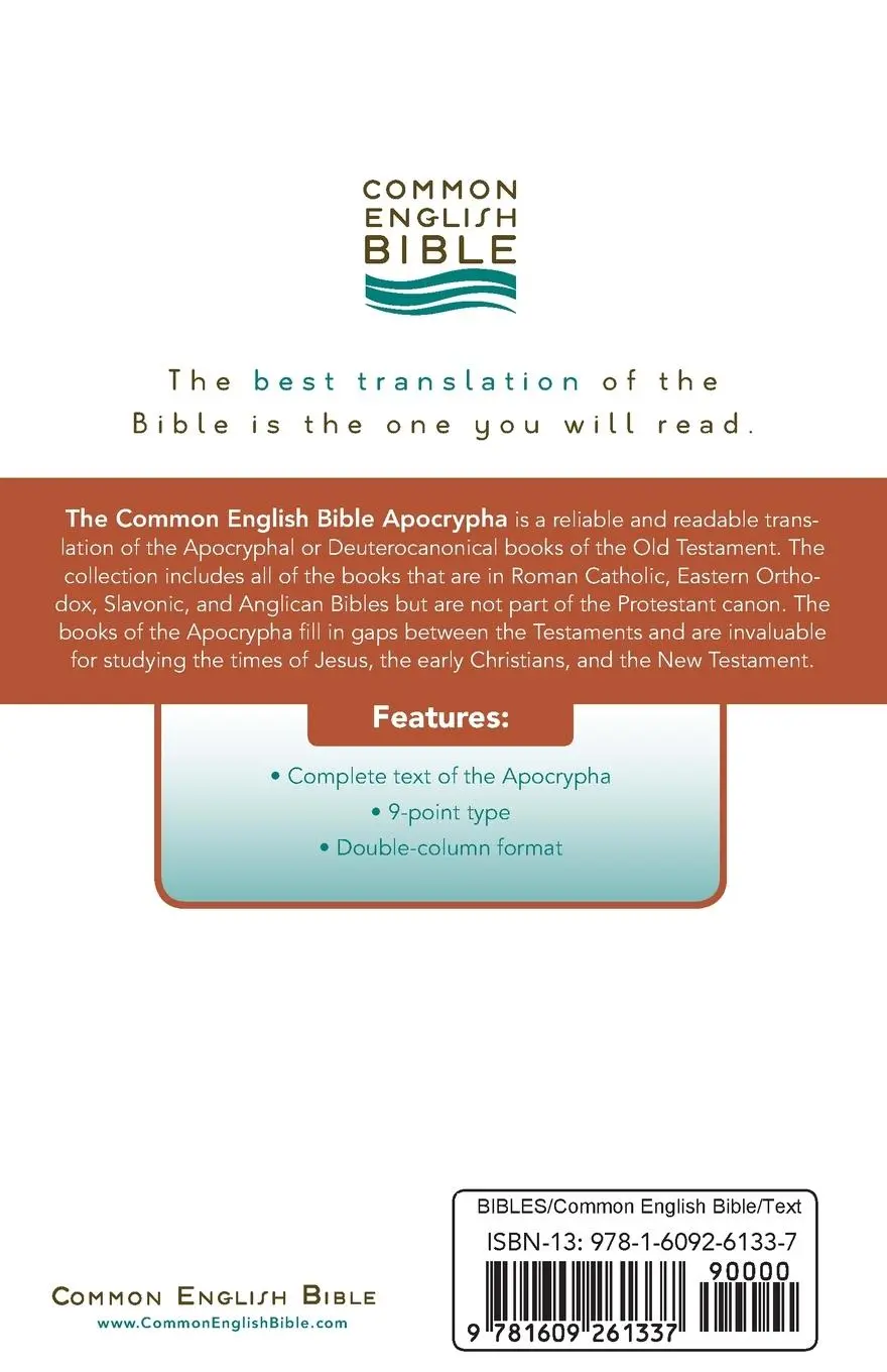 Rückseite: 9781609261337 | Ceb Common English Bible the Apocrypha | Common English Bible | Buch