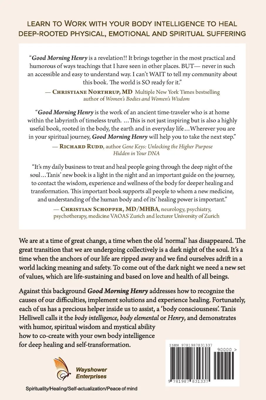 Rückseite: 9781987831337 | Good Morning Henry | An In-Depth Journey With the Body Intelligence