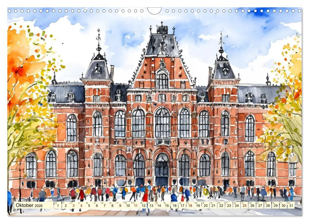 Bild: 9783457361337 | Zauberhafte Niederlande (Wandkalender 2026 DIN A3 quer), CALVENDO...