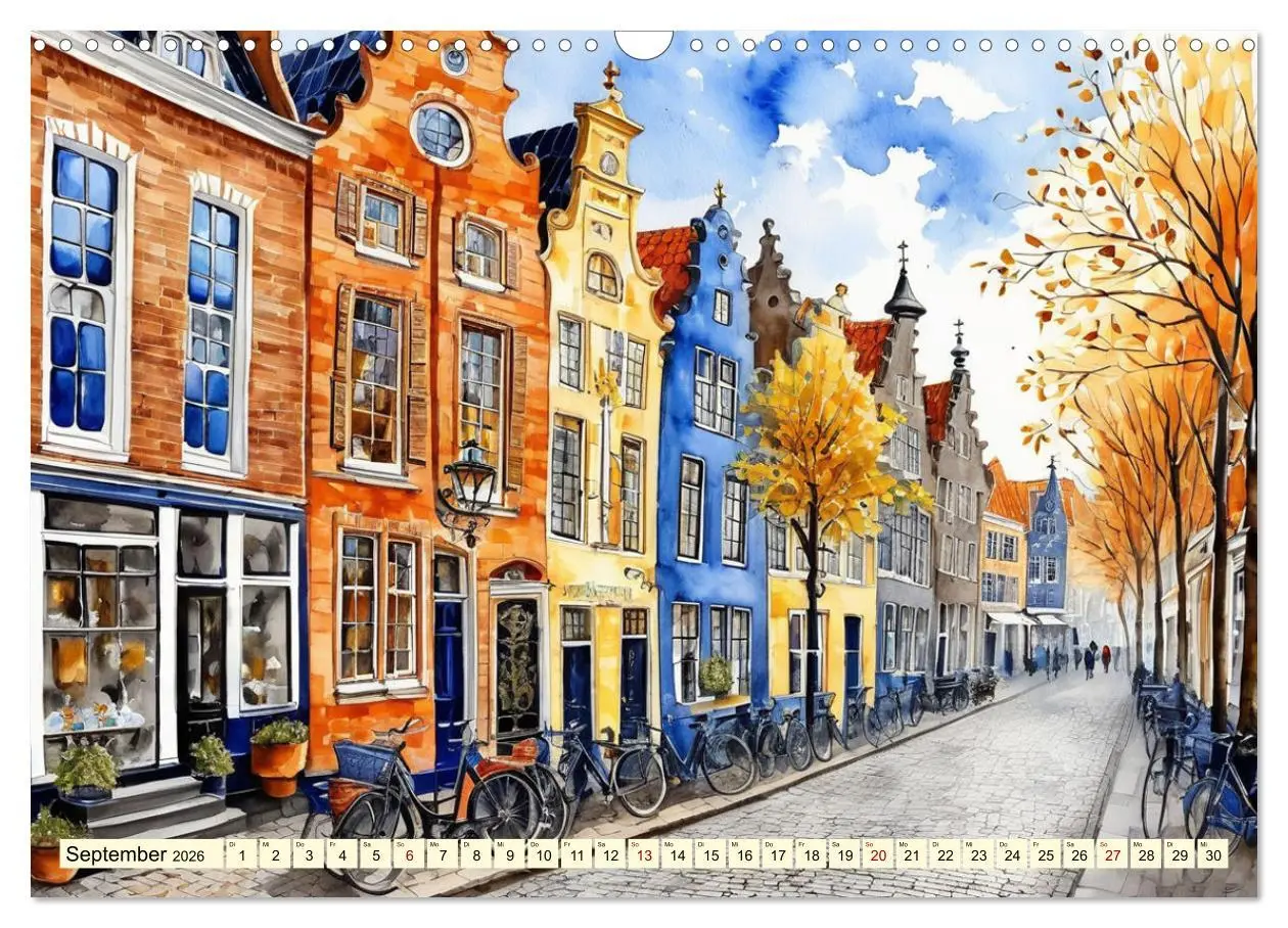 Bild: 9783457361337 | Zauberhafte Niederlande (Wandkalender 2026 DIN A3 quer), CALVENDO...
