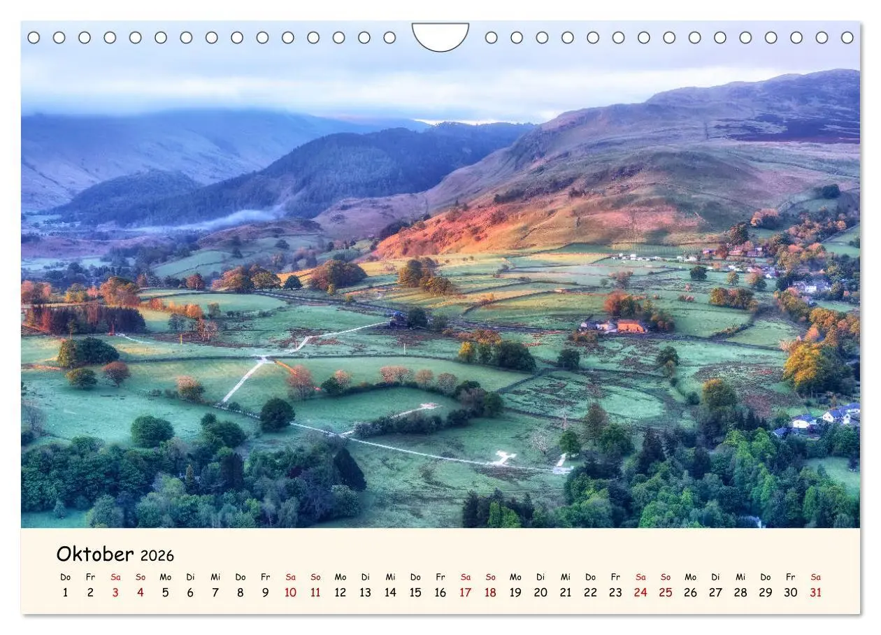 Bild: 9783457811337 | Lake District England (Wandkalender 2026 DIN A4 quer), CALVENDO...