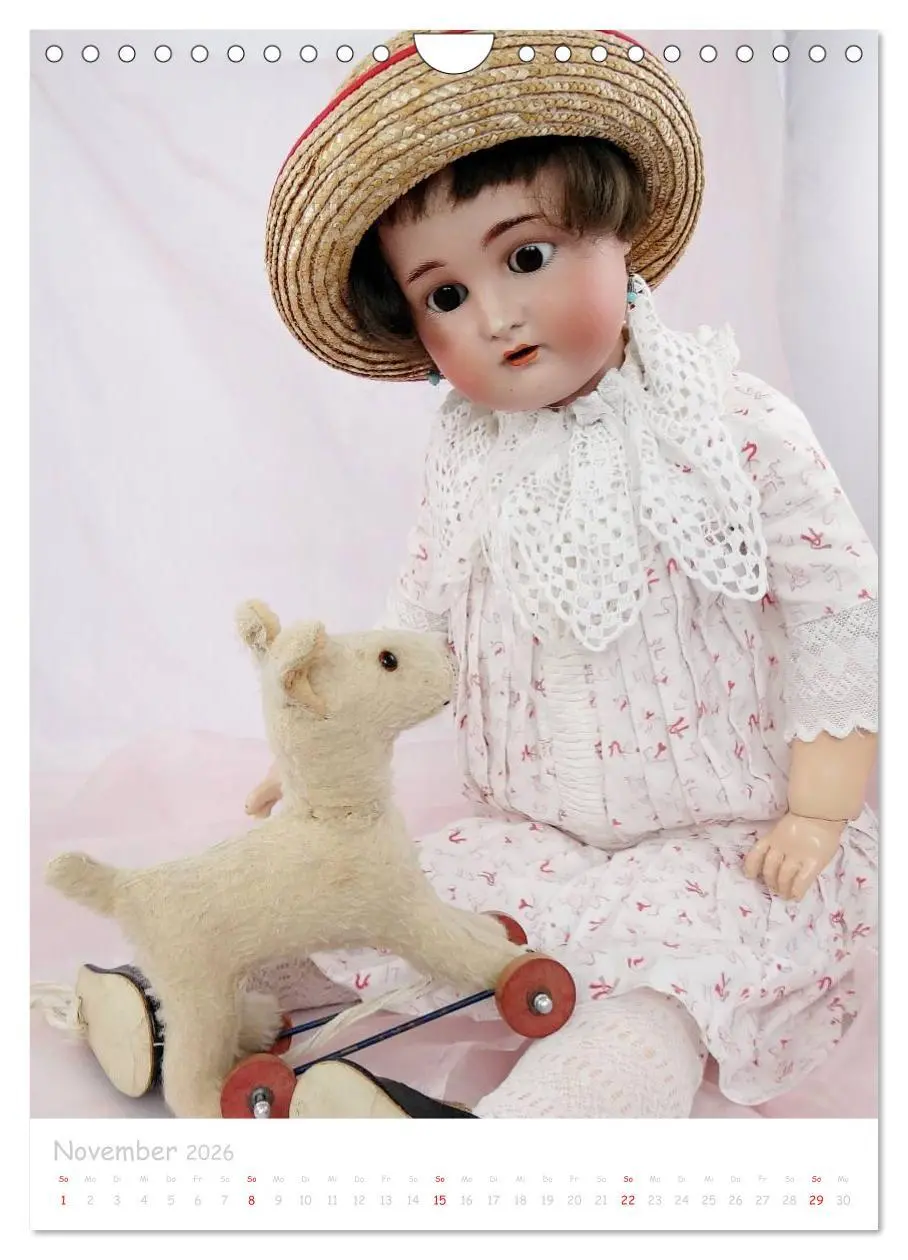 Bild: 9783516451337 | antike Puppen 2026 (Wandkalender 2026 DIN A4 hoch), CALVENDO...