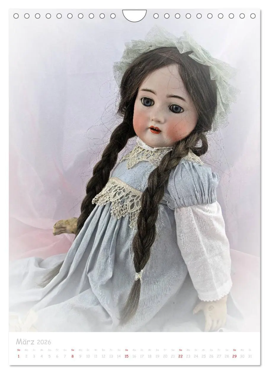 Bild: 9783516451337 | antike Puppen 2026 (Wandkalender 2026 DIN A4 hoch), CALVENDO...