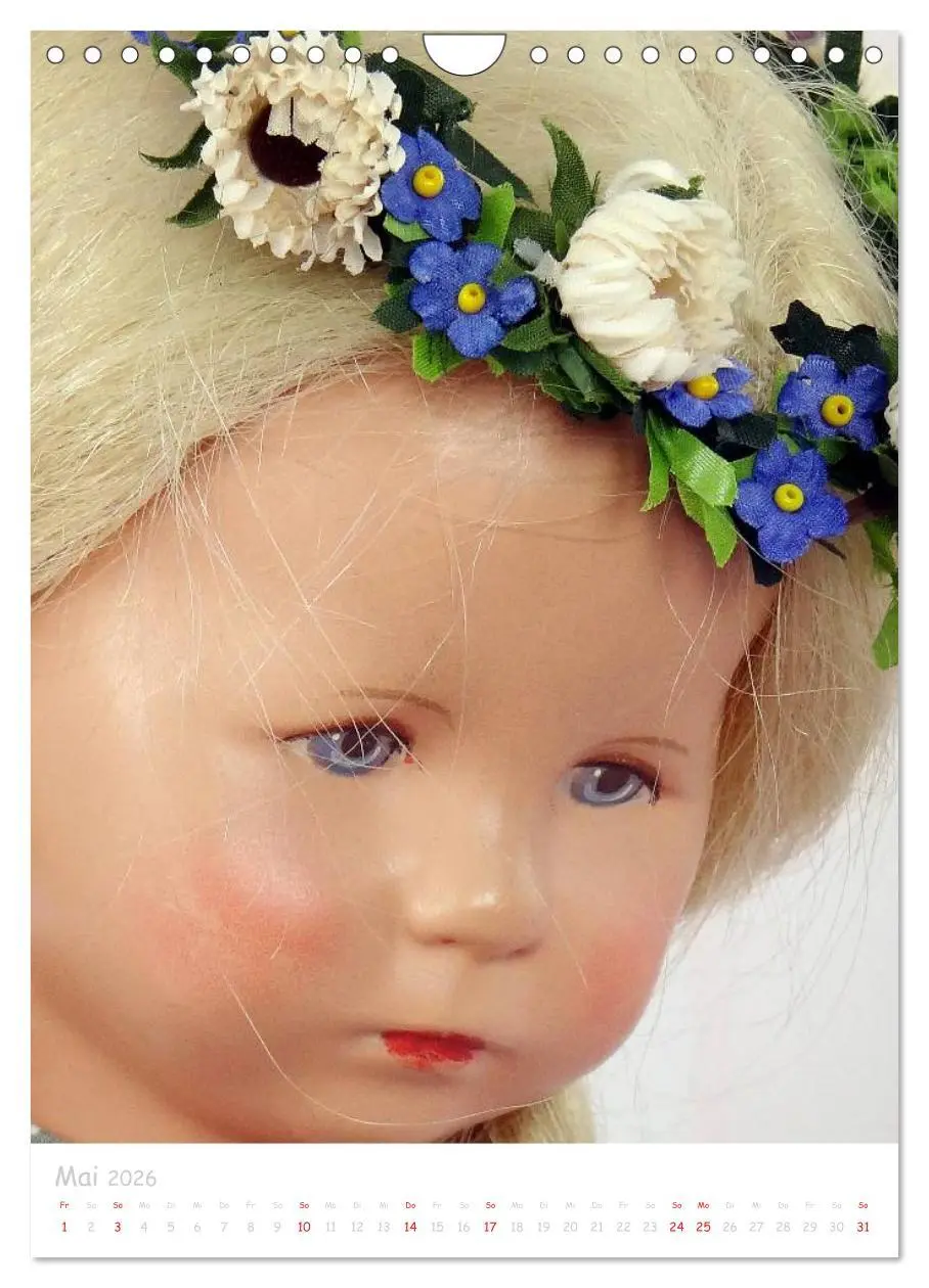 Bild: 9783516451337 | antike Puppen 2026 (Wandkalender 2026 DIN A4 hoch), CALVENDO...