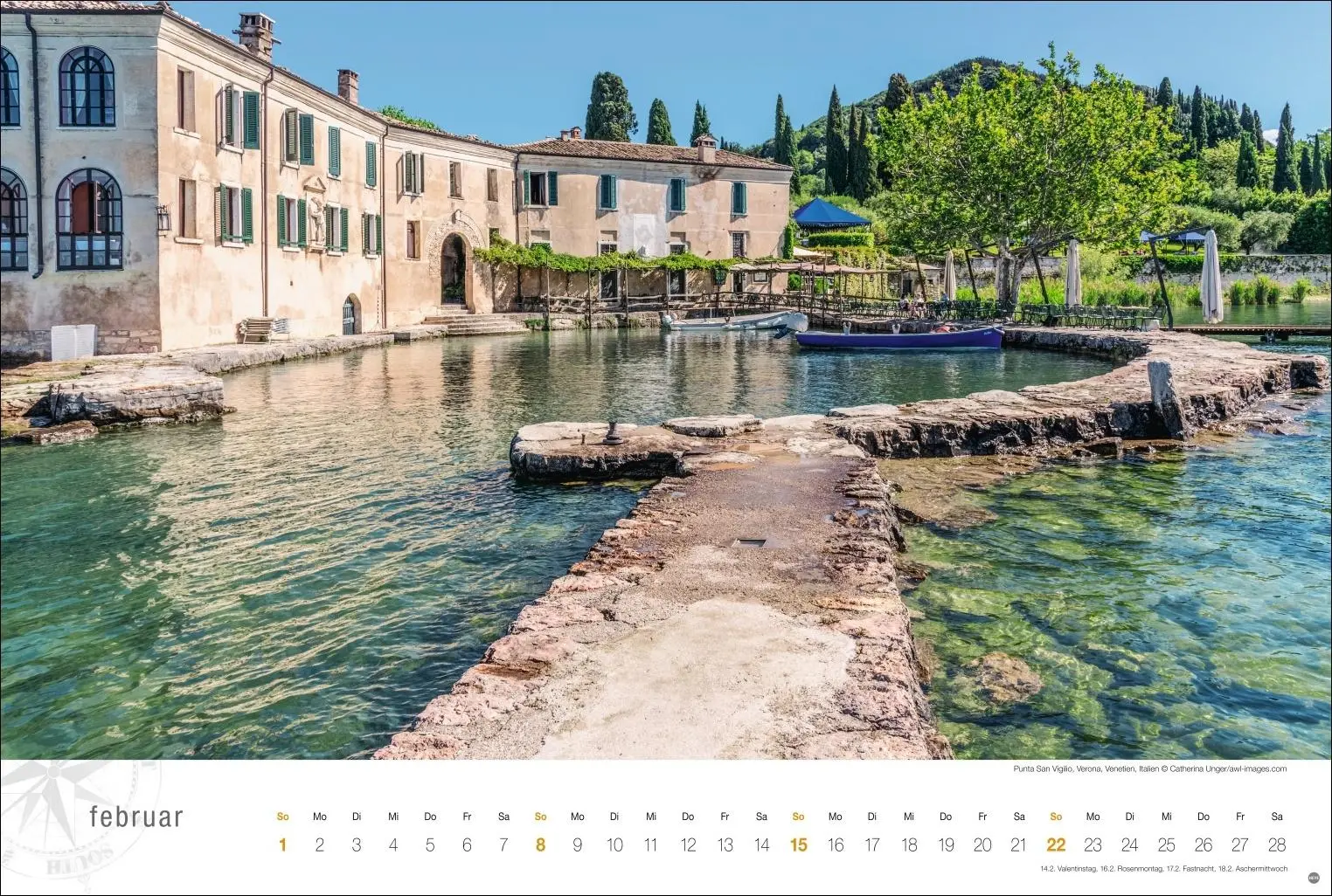 Bild: 9783756411337 | Gardasee Globetrotter Kalender 2026 - Von romantischen Buchten und...