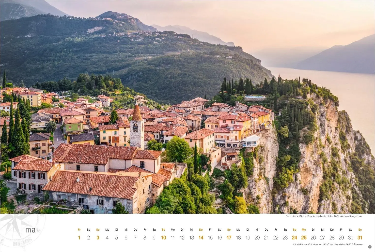 Bild: 9783756411337 | Gardasee Globetrotter Kalender 2026 - Von romantischen Buchten und...