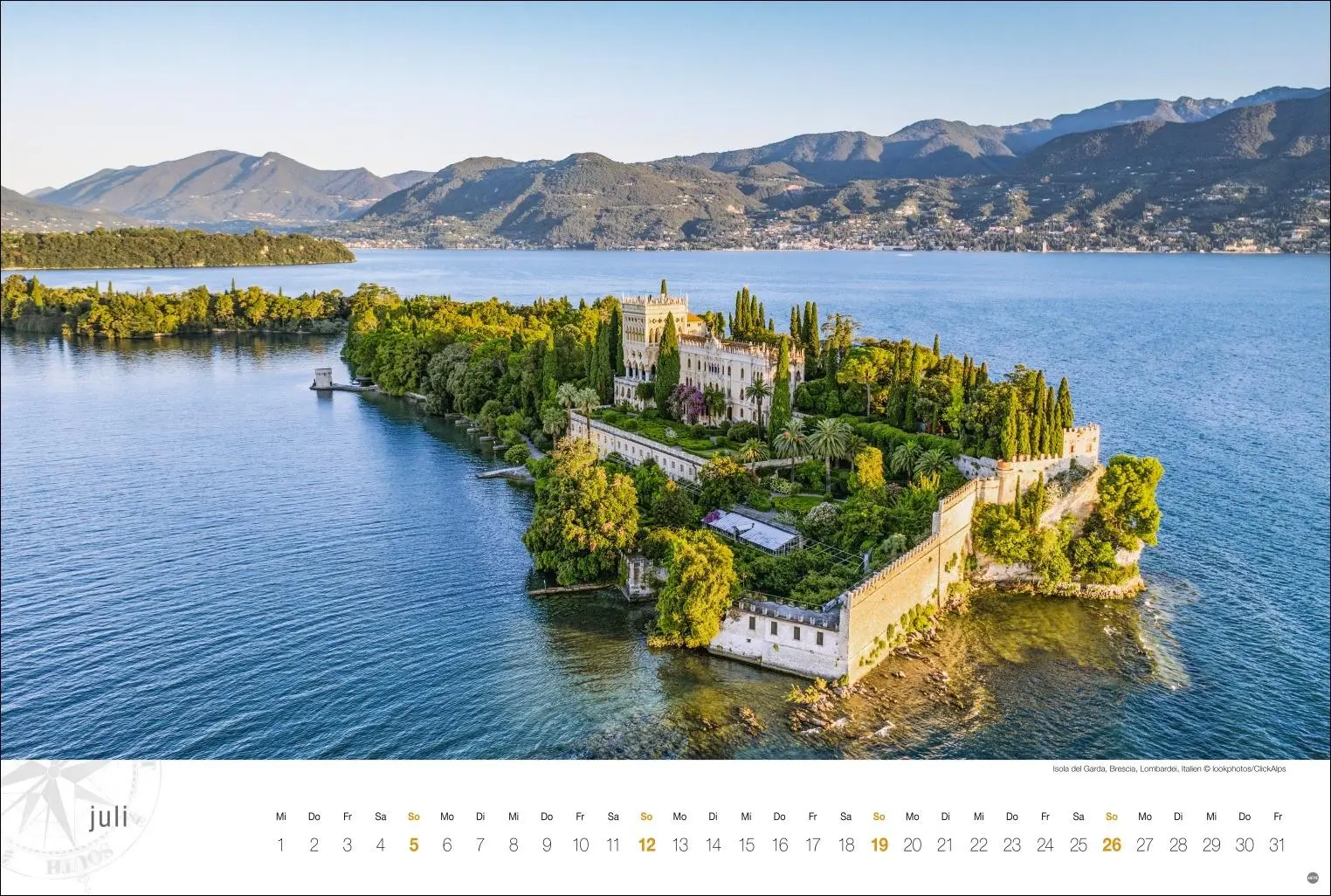 Bild: 9783756411337 | Gardasee Globetrotter Kalender 2026 - Von romantischen Buchten und...