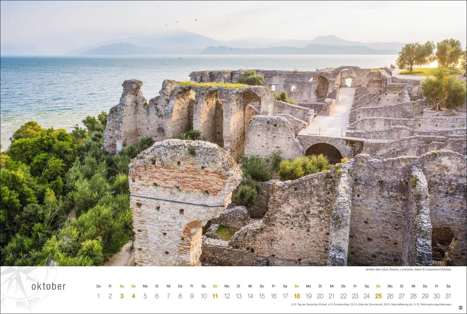 Bild: 9783756411337 | Gardasee Globetrotter Kalender 2026 - Von romantischen Buchten und...