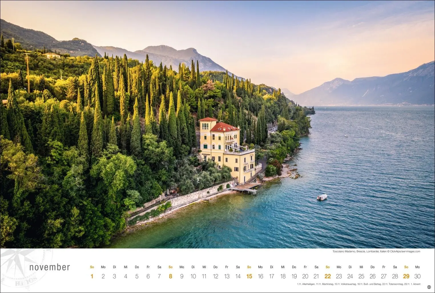 Bild: 9783756411337 | Gardasee Globetrotter Kalender 2026 - Von romantischen Buchten und...