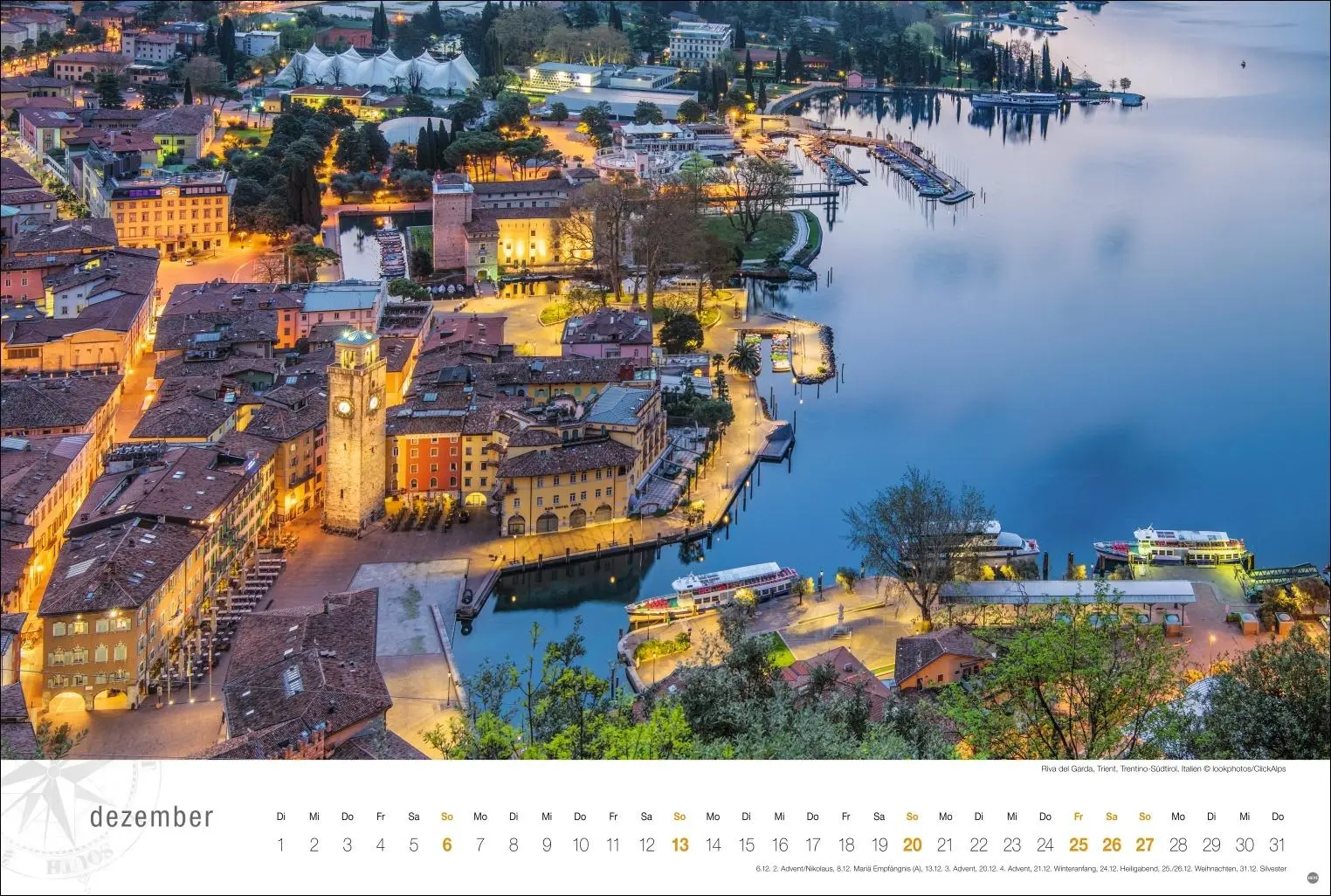 Bild: 9783756411337 | Gardasee Globetrotter Kalender 2026 - Von romantischen Buchten und...