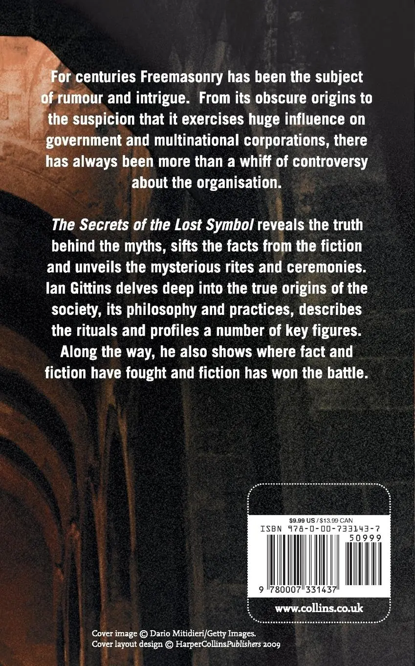 Rückseite: 9780007331437 | The Secrets of the Lost Symbol | Unlocking the Masonic code | Gittins