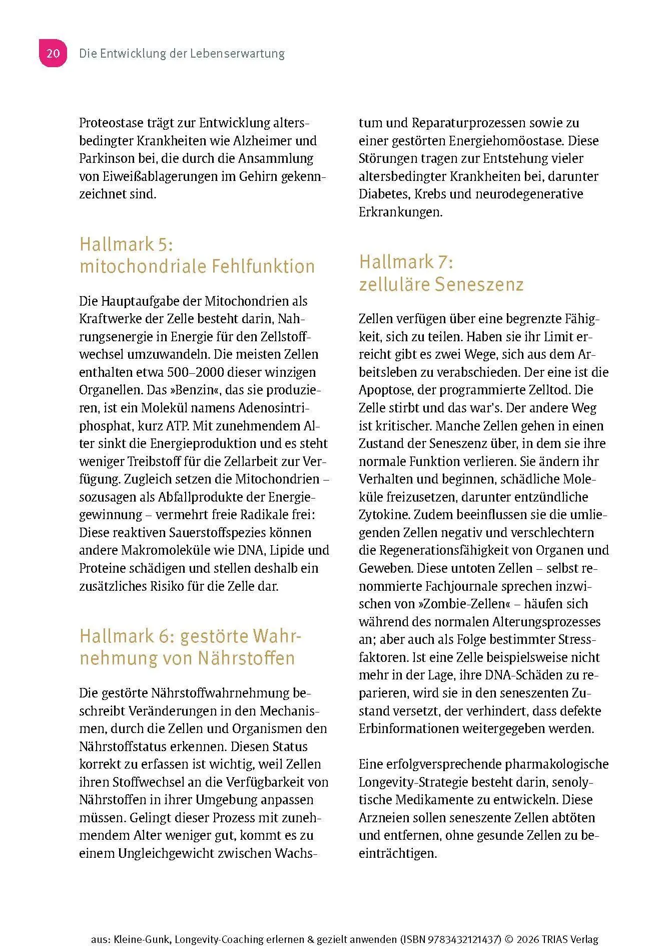 Bild: 9783432121437 | Longevity-Coaching erlernen und gezielt anwenden | Bernd Kleine-Gunk